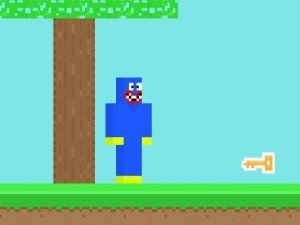 Huggy's Block World: Slime Escape Puzzle