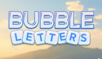 Bubble Letter Word Puzzle